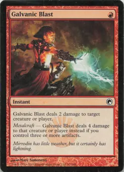 Galvanic Blast C Scars of Mirrodin 91 - LP MTG - Image 1