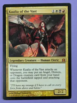 MTG Magic The Gathering: Commander 2011: Kaalia of the Vast #206/318 Mythic - NM - Image 1