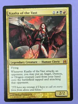 MTG Magic The Gathering: Commander 2011: Kaalia of the Vast #206/318 Mythic - NM - Image 3