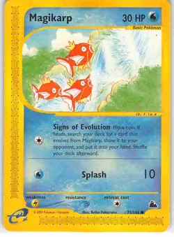 Magikarp 75/144 Common Skyridge Pokemon MP - Image 1