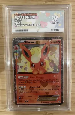 Flareon EX | RC6/RC32 | Generations Radiant Collection | Ace 9 | Pokemon TCG - Image 1