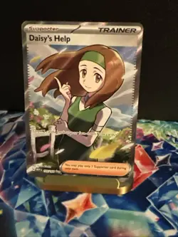 Daisy's Help 195/165 Sv: Scarlet & Violet 151 Holo Trainer Full Art Near Mint - Image 1