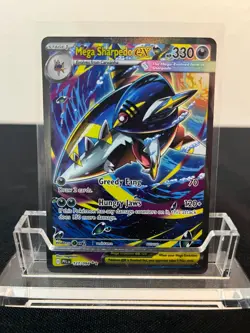 Mega Sharpedo ex 127/094 Pokemon TCG Phantasmal Flames Full Art - Image 1