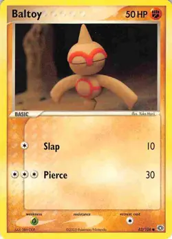 Baltoy 43/106 Common Emerald Pokemon LP - Image 1