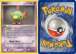 Natu 66/107 Common Deoxys Pokemon HP/DMG - Image 3