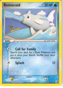 Remoraid 71/115 Common Unseen Forces Pokemon LP - Image 1
