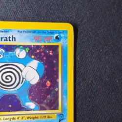 Pokemon TCG Poliwrath Base Set 2 15/130 Unlimited Holo Rare NM - Image 3