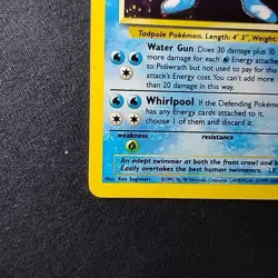 Pokemon TCG Poliwrath Base Set 2 15/130 Unlimited Holo Rare NM - Image 5