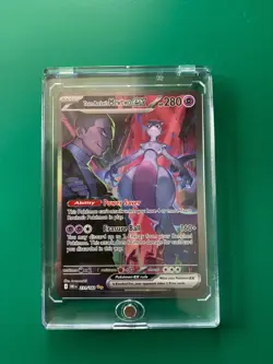 Pokemon Destined Rivals Team Rocket's Mewtwo ex 231/182 Holo Full Art - Image 2