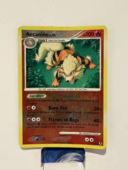 Arcanine - 1/111 - Holo Rare - Reverse Holo Pokemon Platinum Rising LP- - Image 1