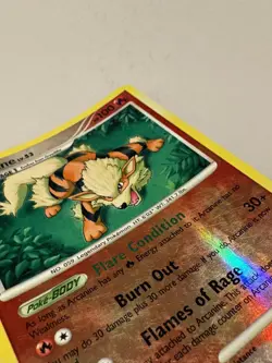 Arcanine - 1/111 - Holo Rare - Reverse Holo Pokemon Platinum Rising LP- - Image 3