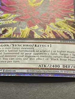 Black Rose Moonlight Dragon | RA03-EN038 | Quarter Century Secret Rare | YuGiOh! - Image 3