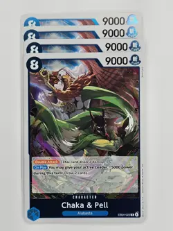 One Piece - 4x EB04-023 Chaka & Pell - Rare - Image 1