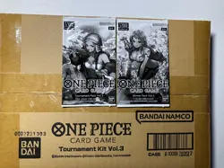 One Piece TCG Game Tournament Kit Vol. 3 Sealed English + Bonus packs - Image 1