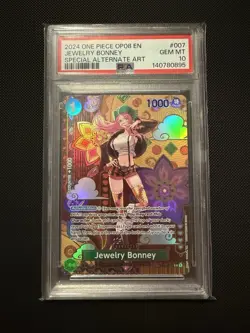 2024 One Piece ST02-007 Jewelry Bonney SP Two Legends English - PSA 10 - Image 1