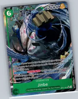 Jinbe (Alt Art) OP11-031 English A Fist of Divine Speed - One Piece Card - NM - Image 1