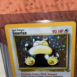 Pokemon Snorlax Jungle Holo Rare Card 11/64 Unlimited 90HP 1999 English NM/LP - Image 3