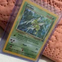 Pokemon Scyther Jungle Holo Rare Card 10/64 Unlimited 1999 WOTC MINT/ NM - Image 4
