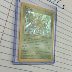 Pokemon Scyther Jungle Holo Rare Card 10/64 Unlimited 1999 WOTC MINT/ NM - Image 5