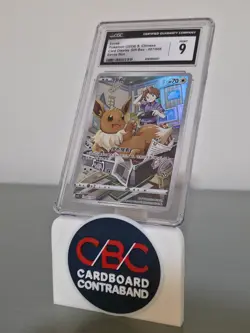 CGC 9 MINT Eevee 007/008 – Pokemon Chinese Display Gift Box Card (2024) CSGC - Image 1