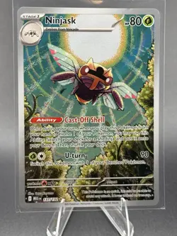 Ninjask - 137/132 Mega Evolution Holo Illustration Rare Pokemon Tcg Card En 2025 - Image 1
