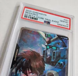 Resource PSA 10 Edition Beta Store Trial Event RP-001 Wing Gundam Card Game 2024 - Image 2