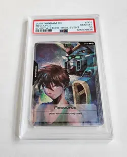 Resource PSA 10 Edition Beta Store Trial Event RP-001 Wing Gundam Card Game 2024 - Image 3