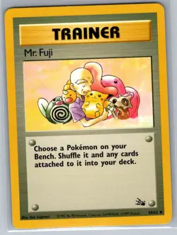 Mr. Fuji 58/62 Non Holo Fossil - Pokemon Card - LP - Image 1
