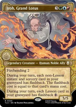 showcase IROH GRAND LOTUS 0349 Avatar The Last Airbender MTG Magic the Gathering - Image 1