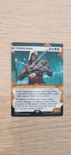 MTG: Assassin's Creed: Showcase Edward Kenway: Lightly Played Condition - Image 1