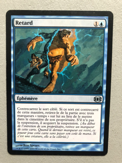 Mtg Carte Magic Future Sight Delay Retard French LP/MP - Image 1