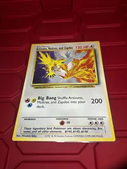 Pokemon - Articuno, Moltres, Zapdos Jumbo Promo Card + 2 Sets Of 3 Bird Promos - Image 3