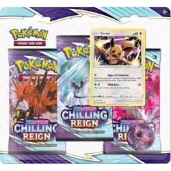 POKEMON TCGO CODE CARDS x 10 + EEVEE 3PK PROMO | CHILLING REIGN | UNUSED - Image 2