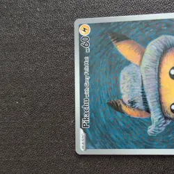 Pikachu With Grey Felt Hat Pokemon TCG Promo Card 🔥 226 Van Gogh - Image 2