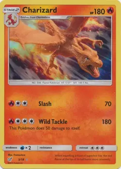 Charizard 5/18 Holo Detective Pikachu Pokemon Card NM - Image 1