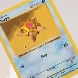 Pokemon TCG - Staryu 65/102 Base Set Common Shadowless WOTC 1999 - Image 1