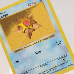 Pokemon TCG - Staryu 65/102 Base Set Common Shadowless WOTC 1999 - EXC/NM - Image 1