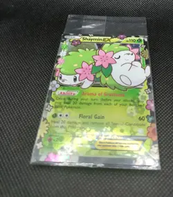 Pokemon TCG Shaymin EX XY148 Holo Black Star Promo Card Sealed - Image 1