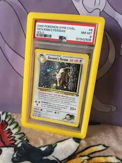 2000 Pokemon Gym Challenge Giovanni's Persian Holo #8/132 PSA 8 🔥🔥 - Image 1