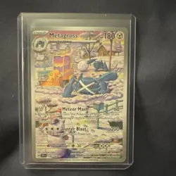 Pokemon Metagross Illustration Rare Holo SV05 Temporal Forces 178/162 Sato - Image 1