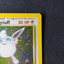 Pokemon TCG Wigglytuff Base Set 2 19/130 Holo Rare NM - Image 3