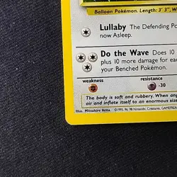 Pokemon TCG Wigglytuff Base Set 2 19/130 Holo Rare NM - Image 5