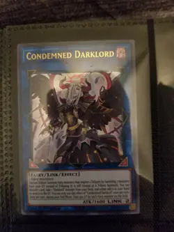 Yugioh Condemned Darklord DUOV-EN006 Ultra Rare 1st Ed NM - Image 5