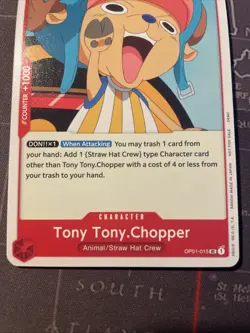 One Piece Tony Tony Chopper Op01-015 Demo Deck Pre Errata Play Set - Image 3