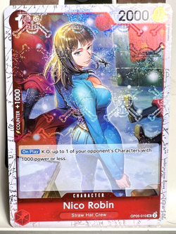 One Piece TCG Nico Robin OP05-010 Jolly Roger Foil The Best - Image 1