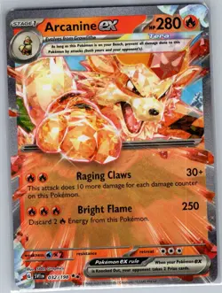 Arcanine ex 032/198 SV01: Scarlet & Violet Base Set - Pokemon Card - NM - Image 1