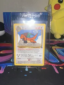 Dragonite #5 Movie Black Star Promo WB Stamp WoTC Rare Pokemon TCG Card - Image 1