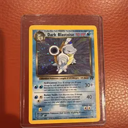 Pokemon TCG Dark Blastoise Holo Rare Card 3/82 Unlimited Edition - Image 1