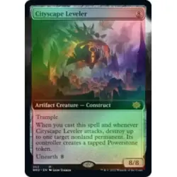 FOIL CITYSCAPE LEVELER (EXTENDED ART) The Brothers' War BRO Magic MTG MINT CARD - Image 1
