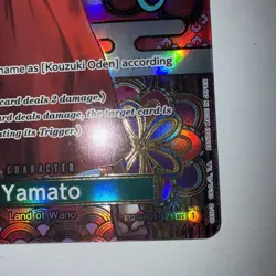 One Piece Card Game - Yamato SP- OP01-121 - OP05 - English Super Rare - Image 5